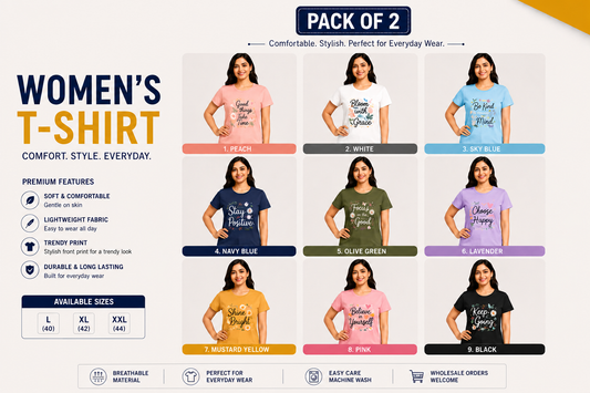 Women's T-Shirt - Pack of 2