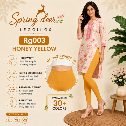 Spring Deer Belt Leggings - RG003