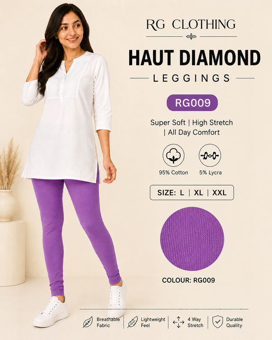Haut Diamond Leggings - Lavender