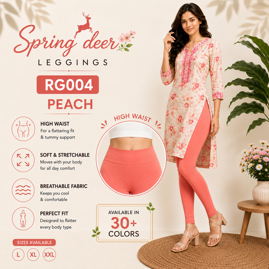 Spring Deer Belt Leggings - RG004