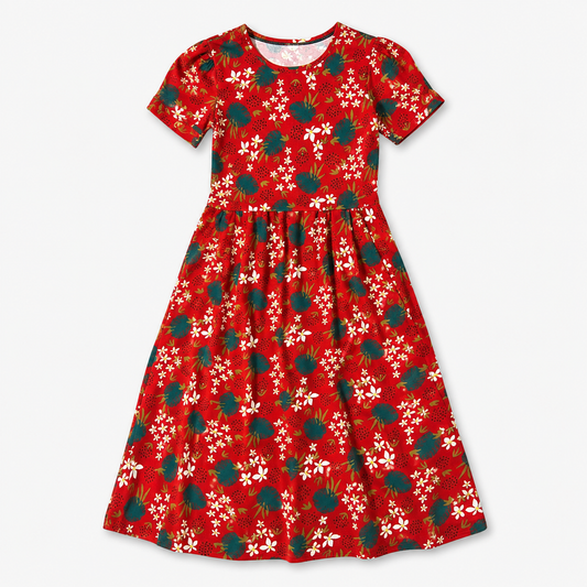 Cherry Bird Women's Maternity Wear - Red Print