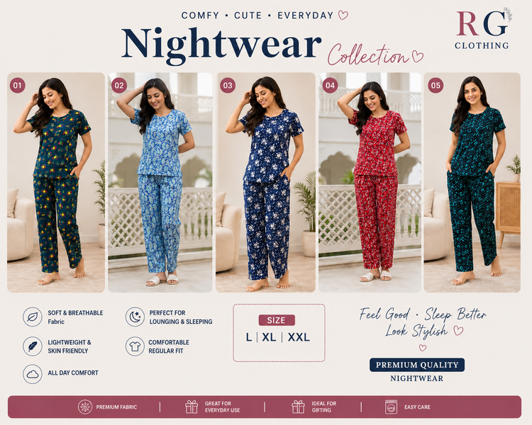 Cherry Bird Women's Pyjama Set