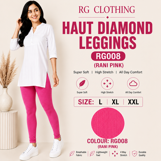 Haut Diamond Leggings - Rani Pink
