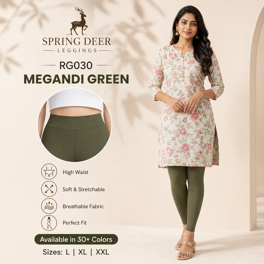 Spring Deer Belt Leggings - RG030