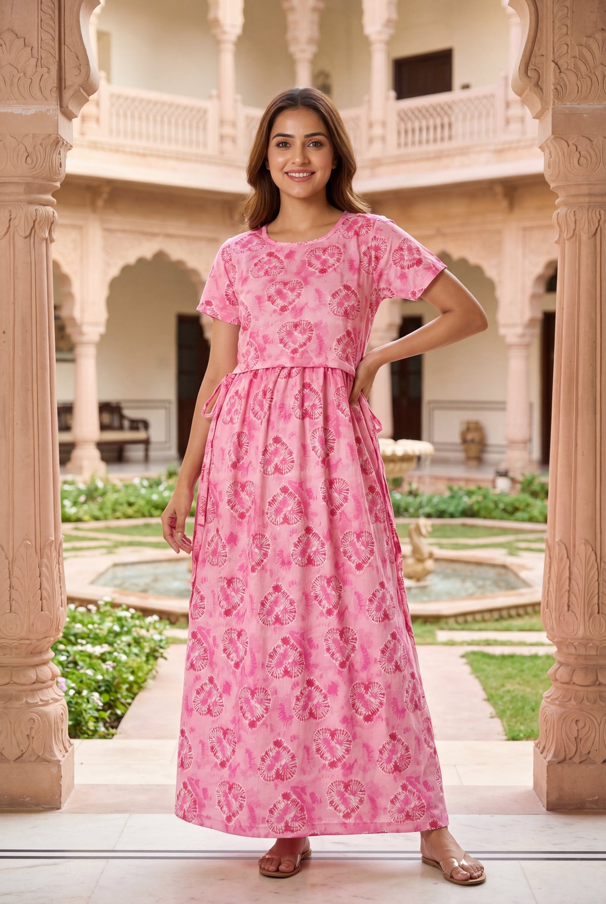 Pink Heart Print