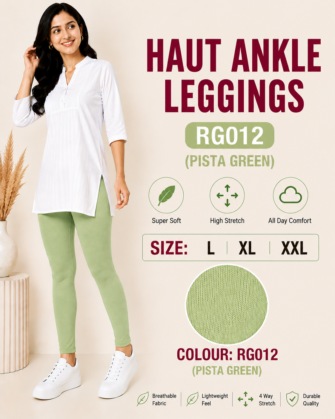 Haut Ankle Leggings - RG012
