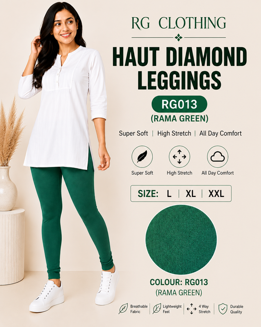 Haut Diamond Leggings - Rama Green