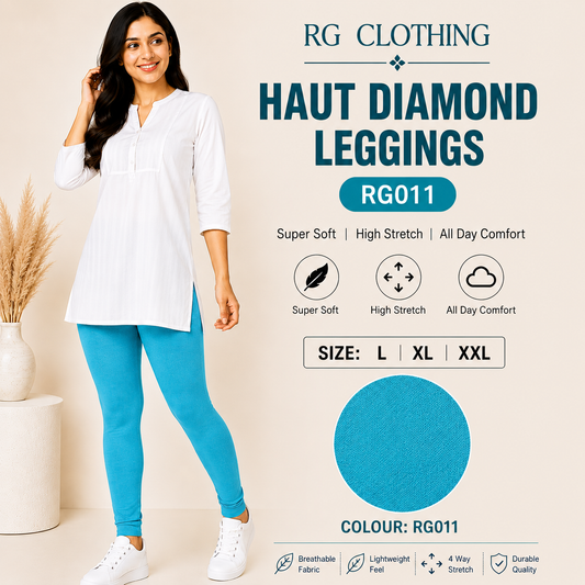 Haut Diamond Leggings - Turquoise Blue