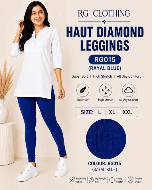 Haut Diamond Leggings - Royal Blue