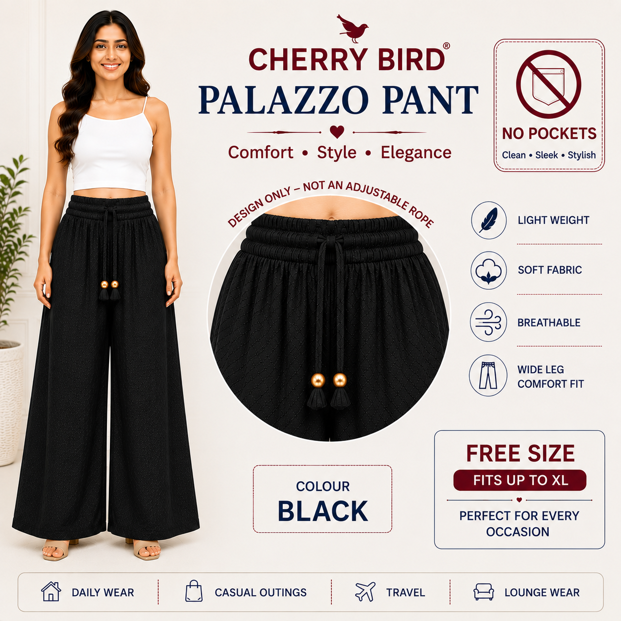 Palazzo - Pack of 5