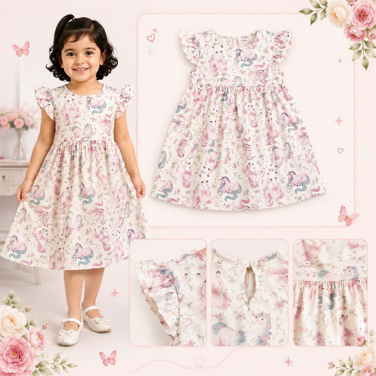 Kids Gown - White