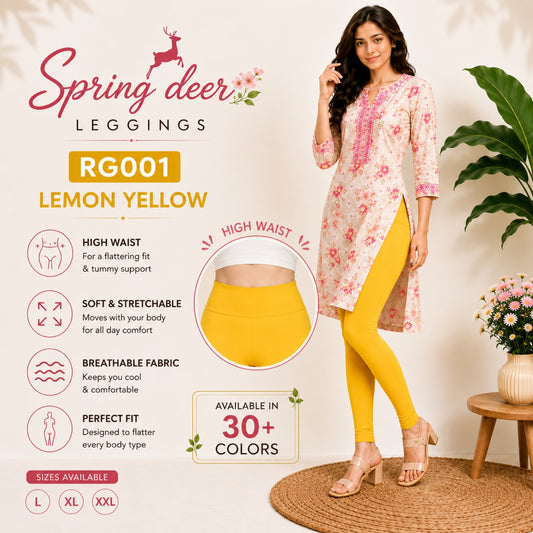 Spring Deer Belt Leggings - RG001