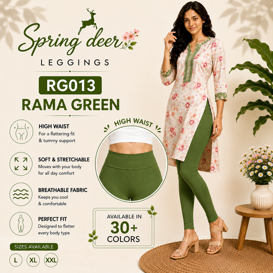 Spring Deer Belt Leggings - RG013
