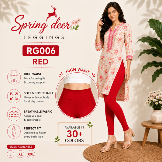 Spring Deer Belt Leggings - RG006