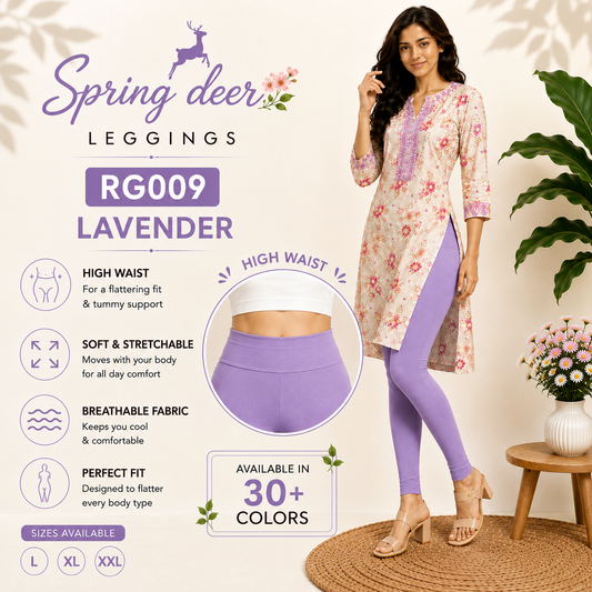 Spring Deer Belt Leggings - RG009