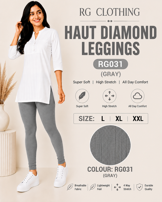 Haut Diamond Leggings - Gray