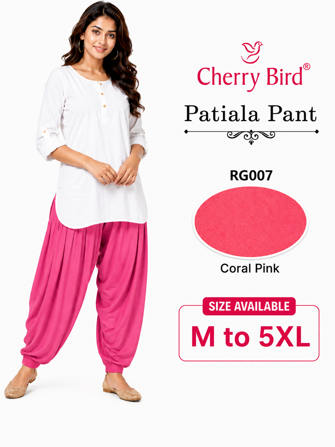 Cherry Bird Patiyala Pant