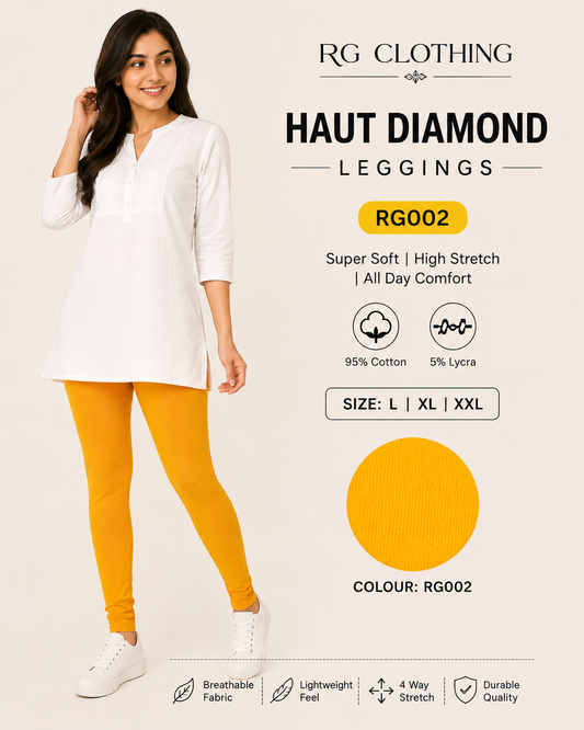 Haut Diamond Leggings - Golden Yellow