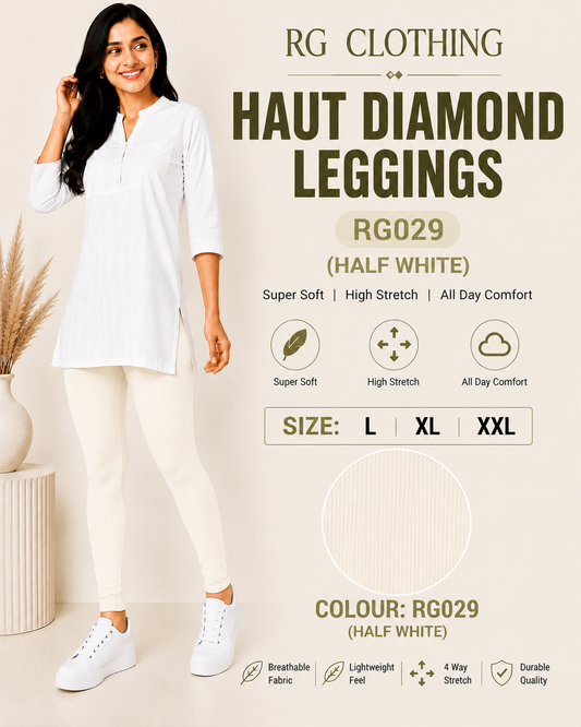 Haut Diamond Leggings - Off White