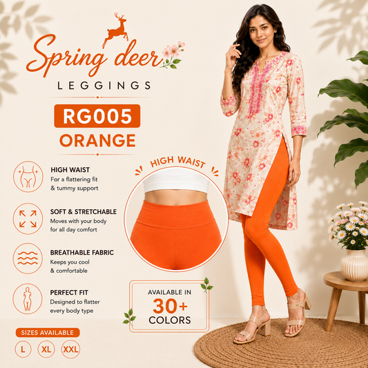 Spring Deer Belt Leggings - RG005