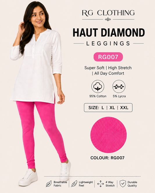 Haut Diamond Leggings - Coral Pink